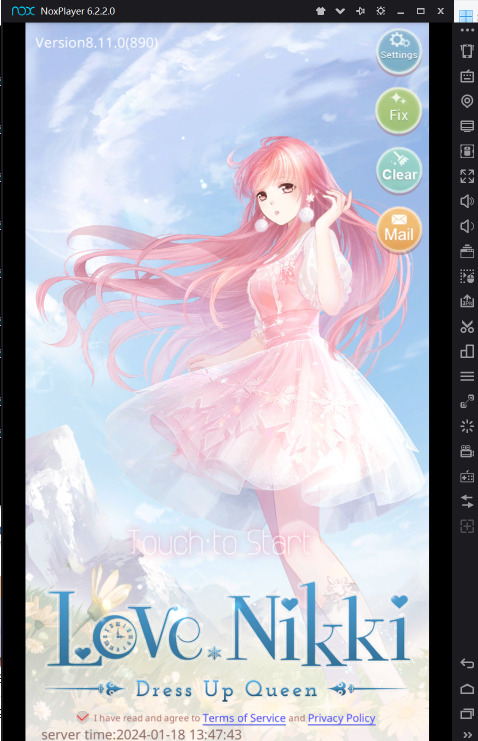 Love Nikki
Startup Screen